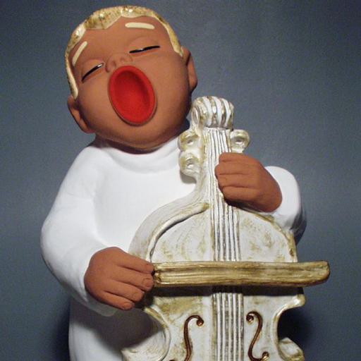 Deko-Engel mit Cello